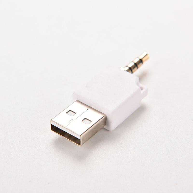 Unique 2X 3.5mm Male AUX Audio Plug Jack to USB 2.0 Male Converter Adapte.l8