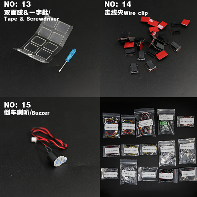 LED Light System Lamp Kits For 1/14 Tamiya Truck Tractor Tipper RC Upgrade Parts