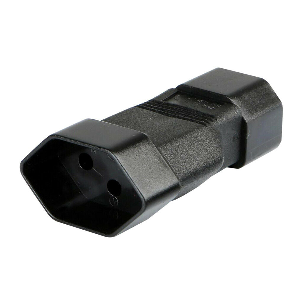 IEC320-C14 Male To Switzerland Female , Plug TO Socket, Power Adapter