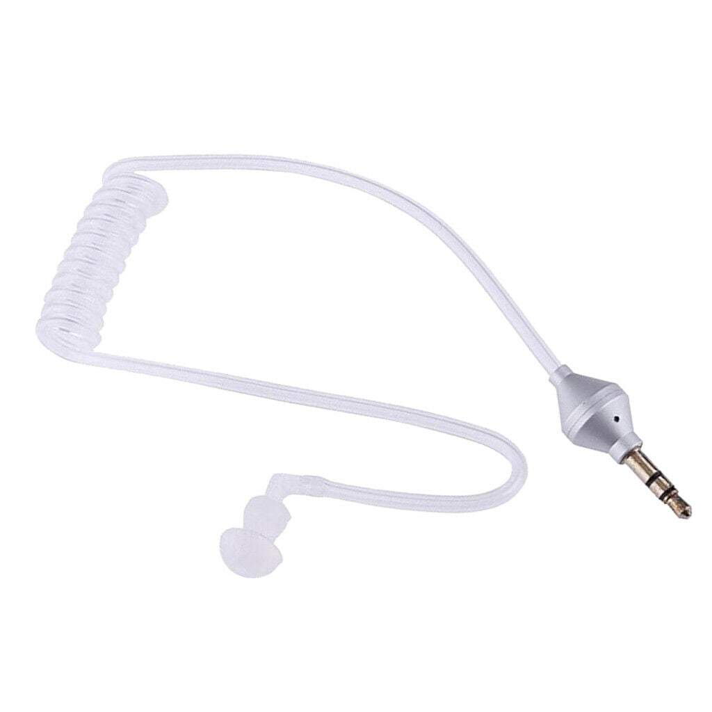 3.5mm Air Tube Headphone Headset Anti Radiation Stereo Mobile Earphone With Mic