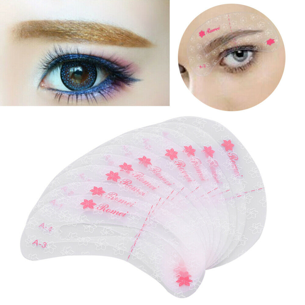 Eyebrow Drawing Grooming Stencil Shaper Template Shaping Tool Set Reusable new