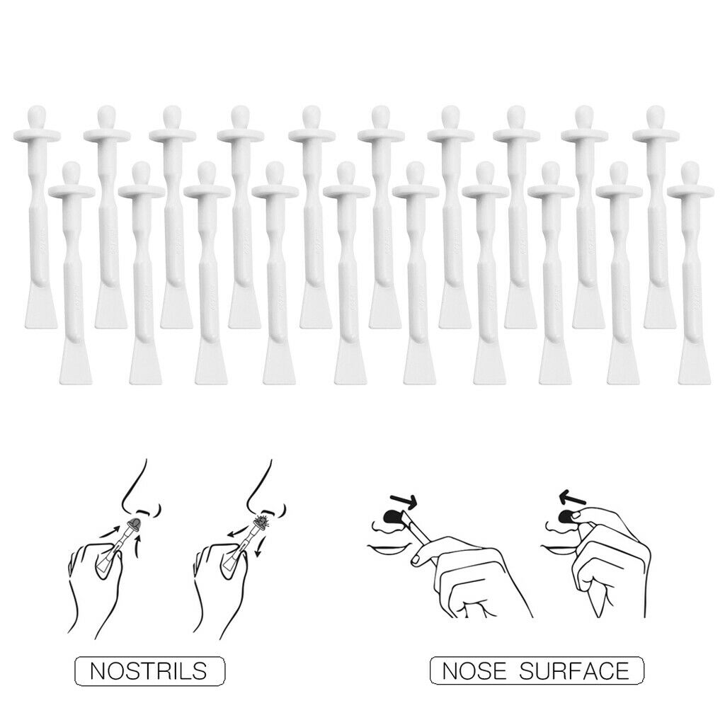 20x Dual Use Wax Applicator Sticks Spatulas Tool Body Face Nose Hair Removal,