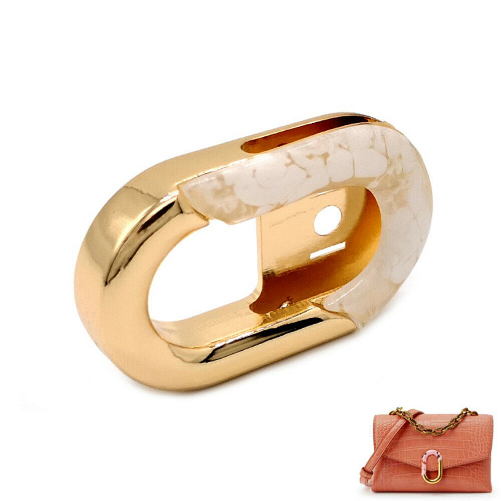 Oval Magnetic Lock Bag Clasp DIY Handbag Purse Hardware Replacement Accessories