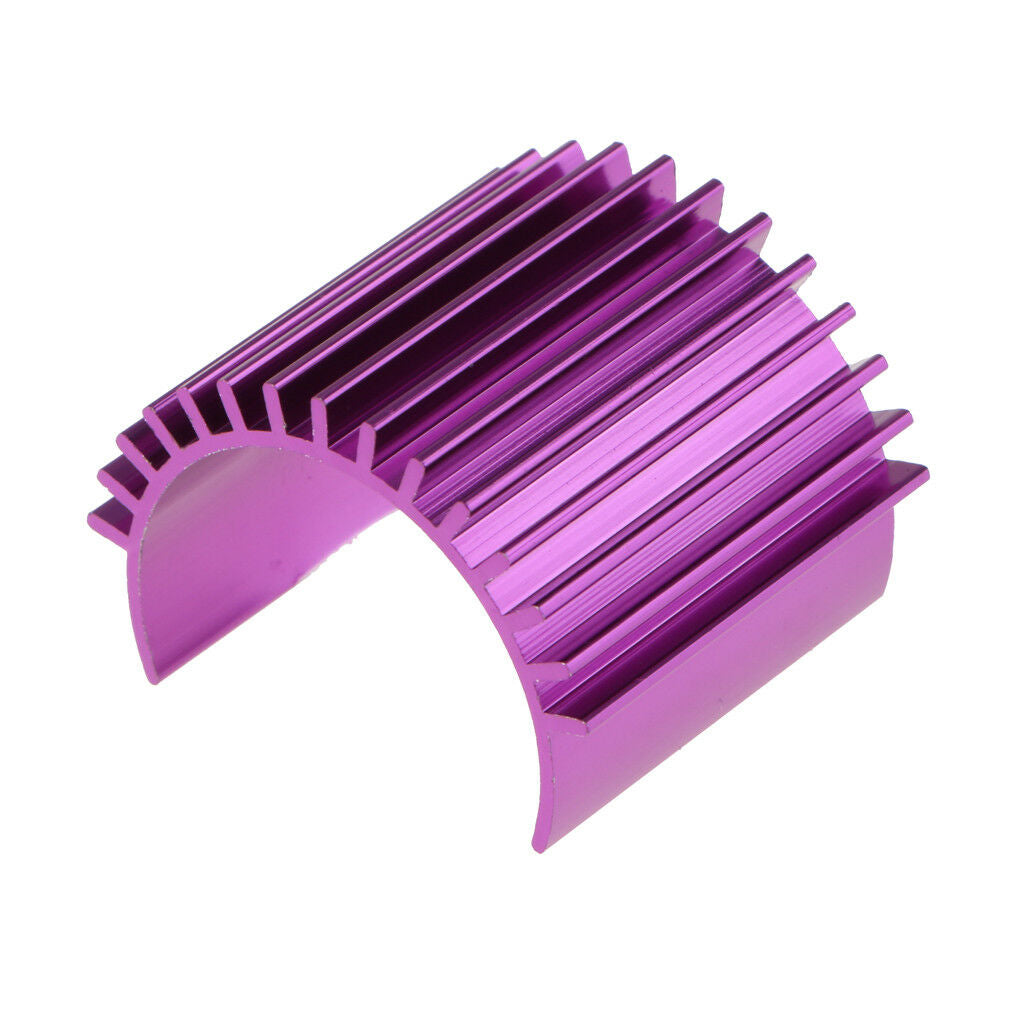 Purple Aluminum Motor Heat Sink Heatsink For 380/385/390/395 Size Motor
