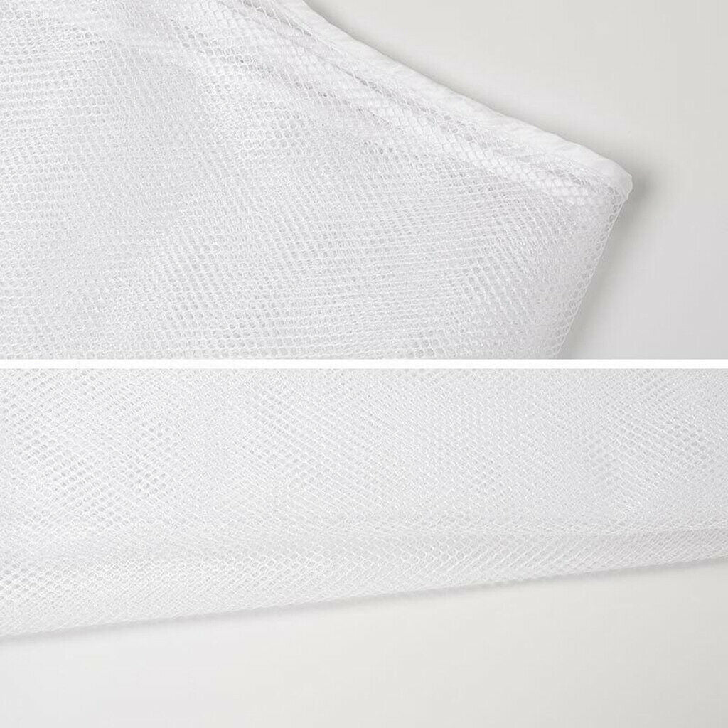 2x Baby Safety Rail Net Banister Stair Balcony Net for Indoor/Outdoor White
