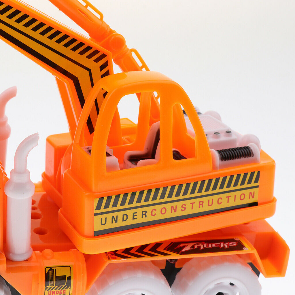 1:24 Scale Electric Engineering Truck with Sound and Light, Kids Toddlers