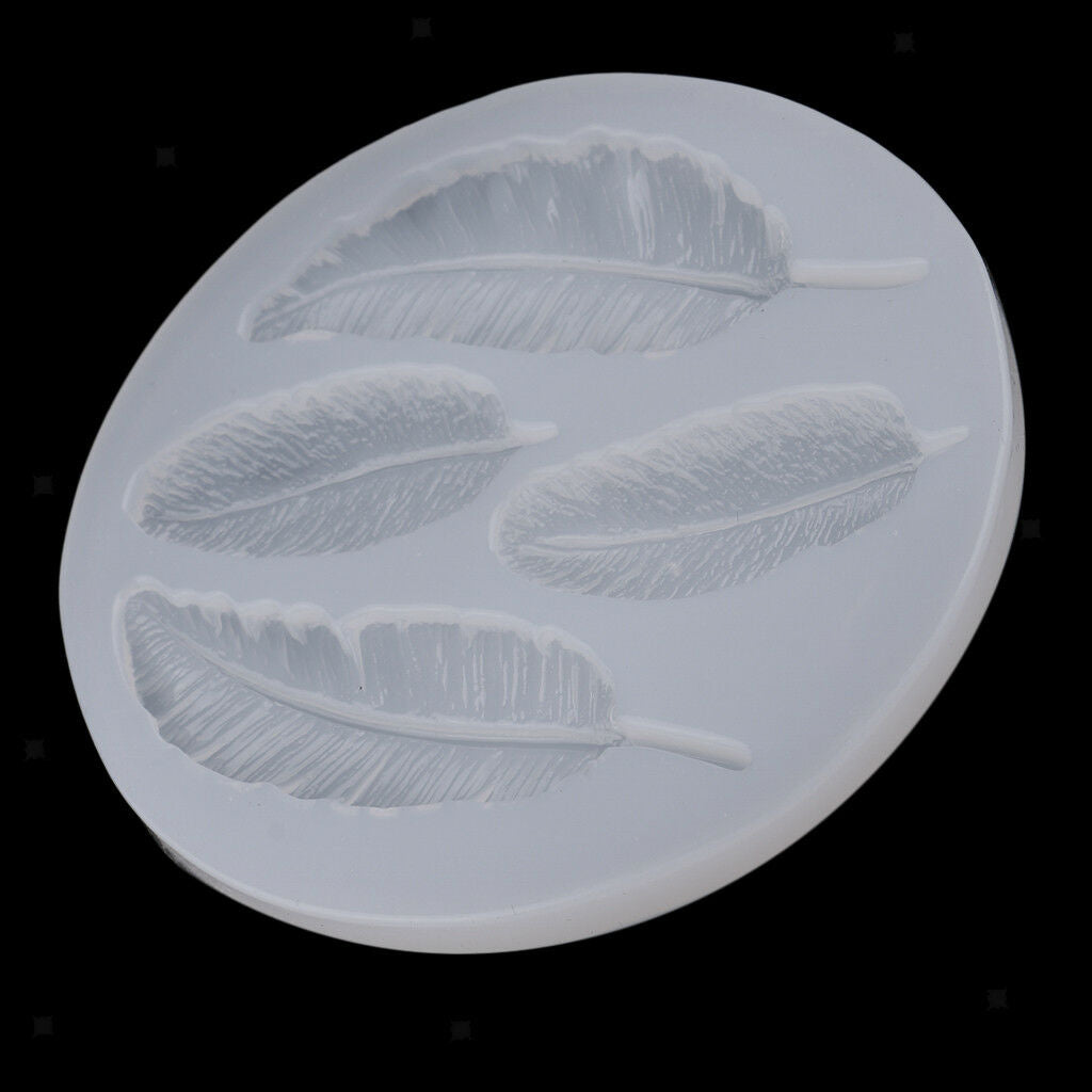 Feather Soap Mold Cake Silicone Mould For Candy Chocolate Cookie Ice Craft
