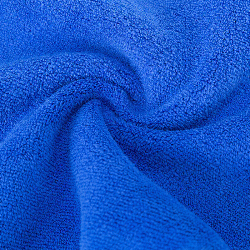 Bule Auto Wash Microfiber Towel Auto Cleaning Drying Cloth Hemming Absorbent