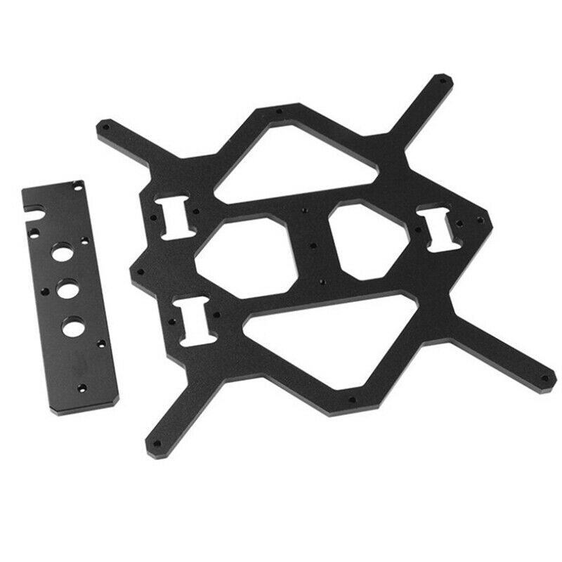 1Set Black Aluminum Profile Y Cage Z Bottom Plate Extrusion Profile with 3Pcs E8