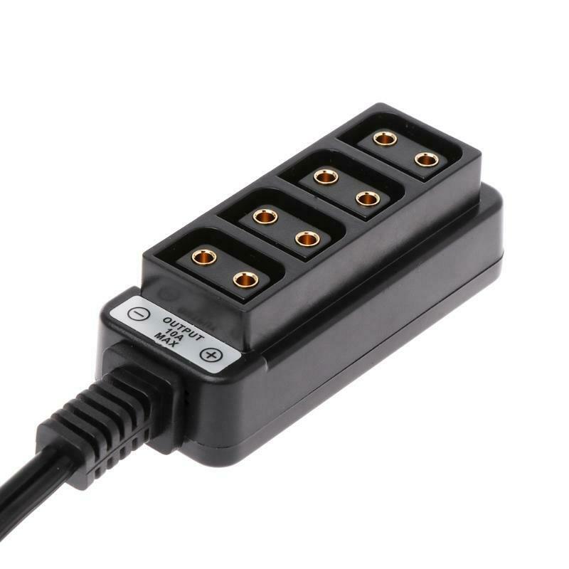 D-Tap Male B-tape To 4 Female Hub Adapter Splitter Cable For Photography Power