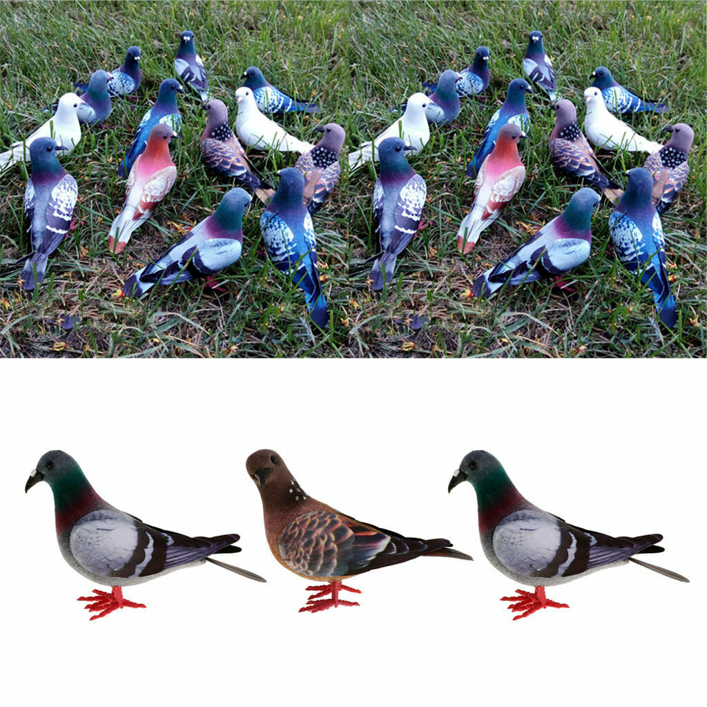 3x Faux Artificial Foam Doves Birds Wedding Decorations Venue Ornaments