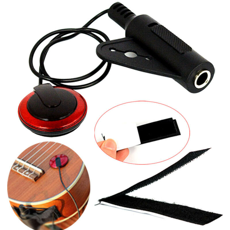 Acoustic Piezo Contact Microphone Pickup For Guitar Ukulele Violin Mandolin