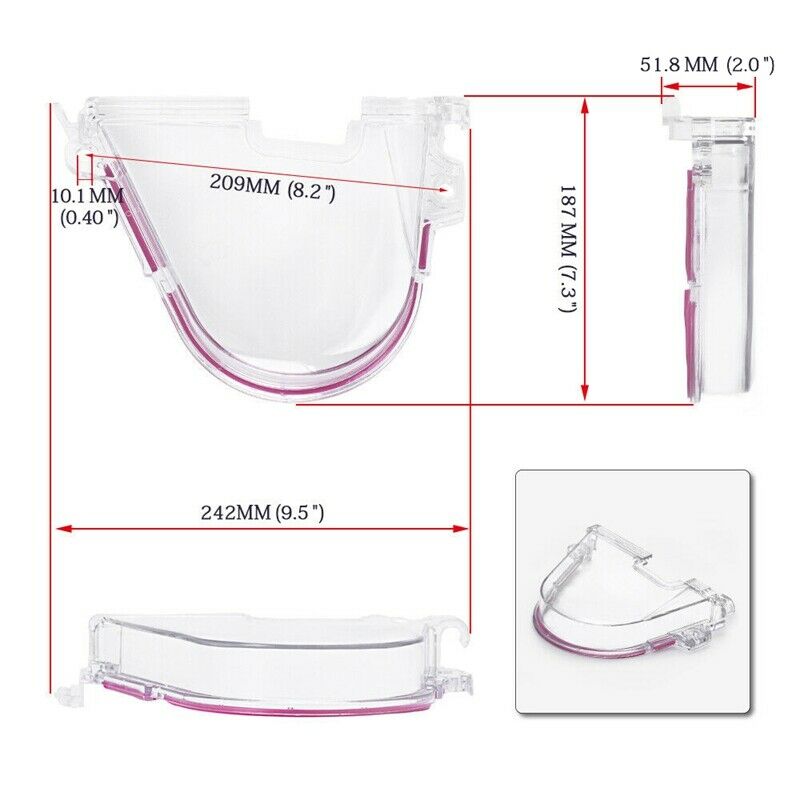 for  CIVIC 96-00 EK EG D15 D16 Engine Clear Cam Gear Timing Belt Cover TurboT7S3