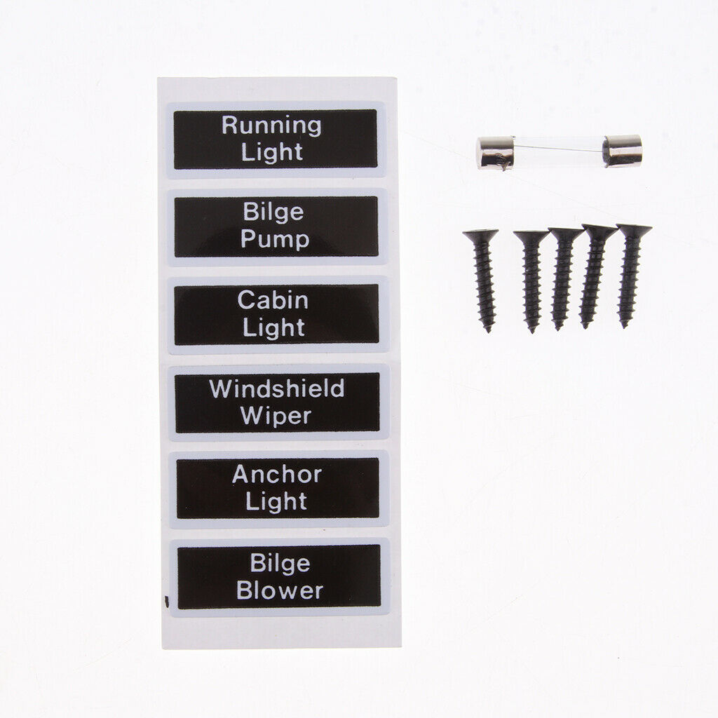 6 Band Panel Toggle Switch Sport Fuse Holder Auto Machine