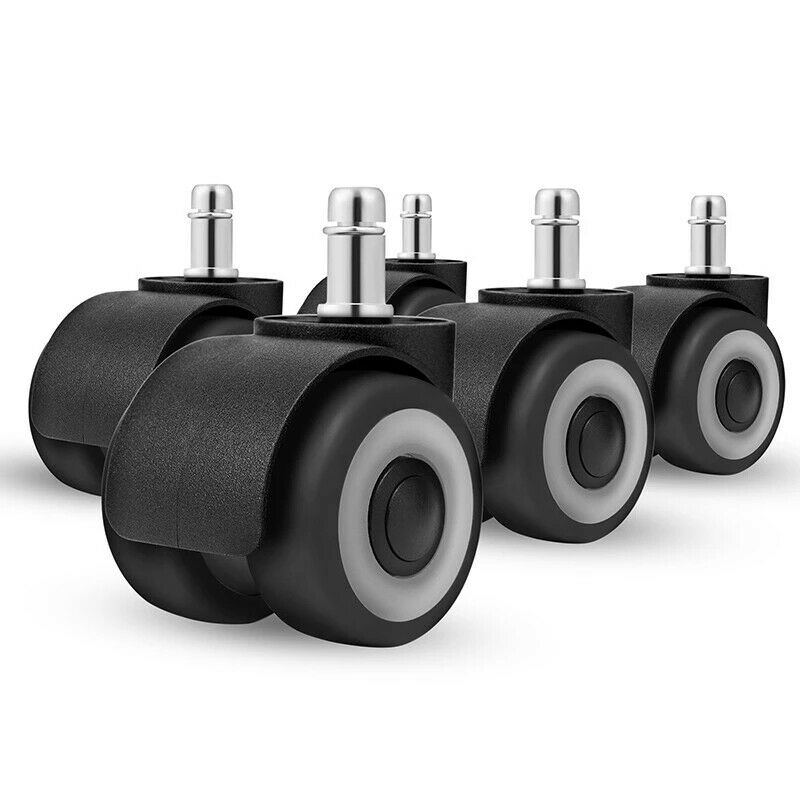 2"Universal Mute Chair Wheel Office Chair Caster Replacement Casters RubberY1