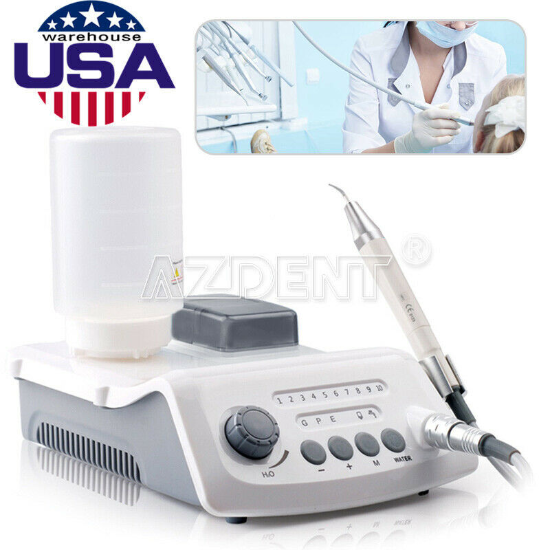 Dental VRN-A8 Ultrasonic Scaler LED Handpiece Wireless Foot Switch Perio Endo