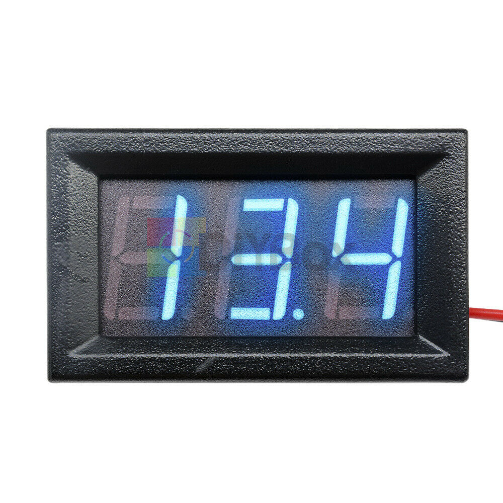 0.56" DC 5-30V Voltmeter LED Panel Digital Display Mini Volt Voltage Meter Blue