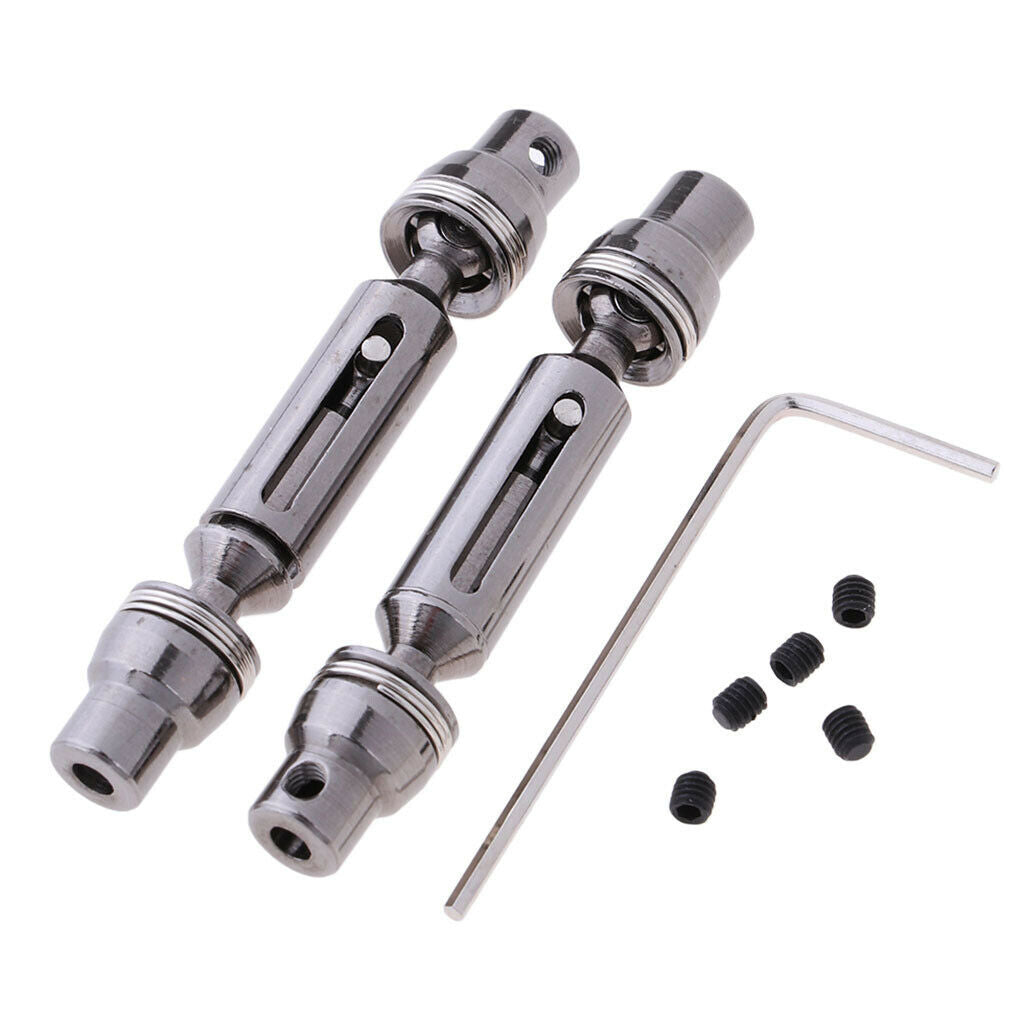 Metal Universal Drive Shaft & Gear Bridge Axle for WPL B16K B36 C24 DIY