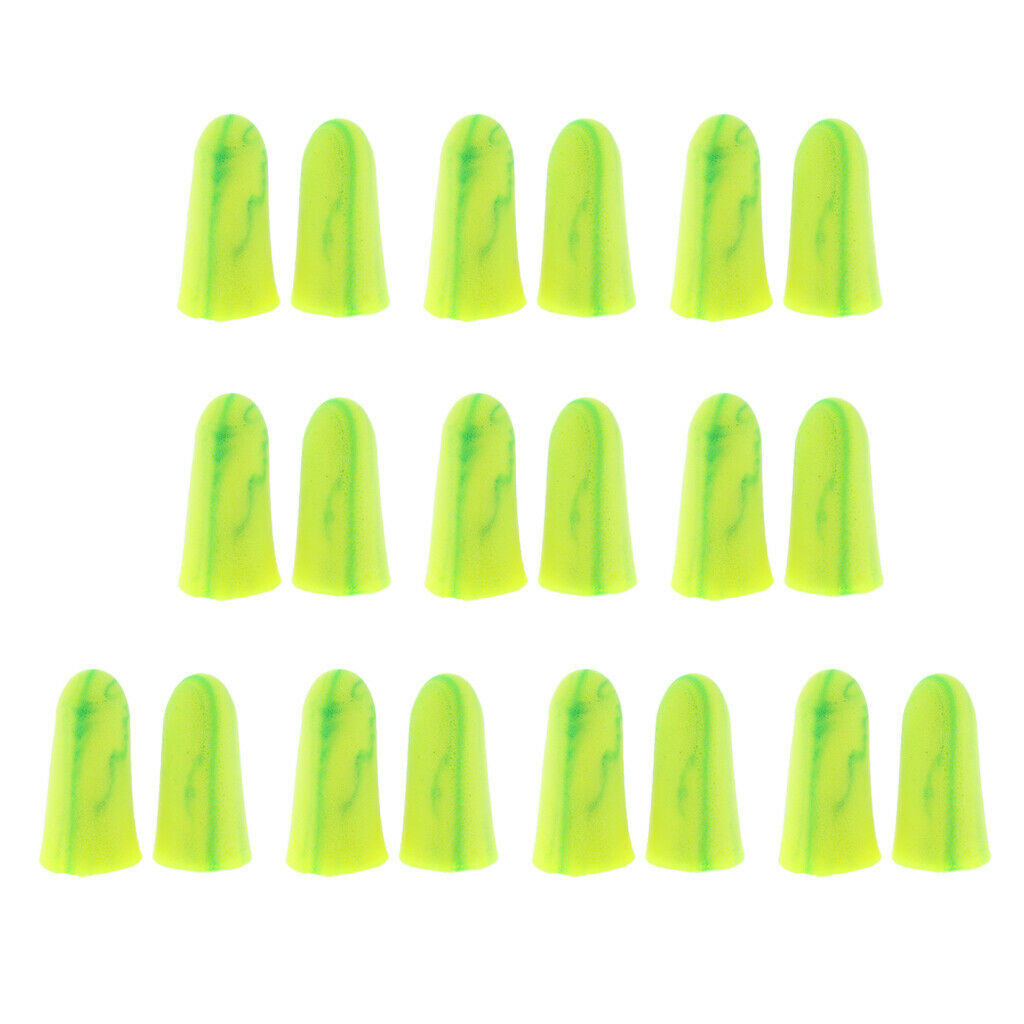 10 Pairs Anti-noise Foam Earplugs Hearing Protection Ear Plugs for Sleeping