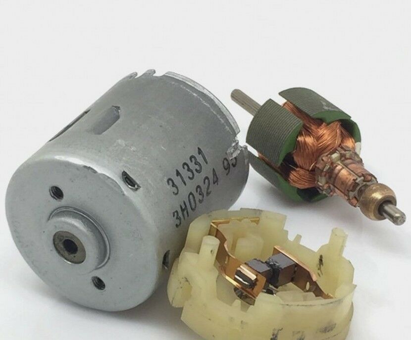 2pcs DC6-24V 2000-10200rpm 365 Motor Low Speed High Torque Carbon Brush Motor