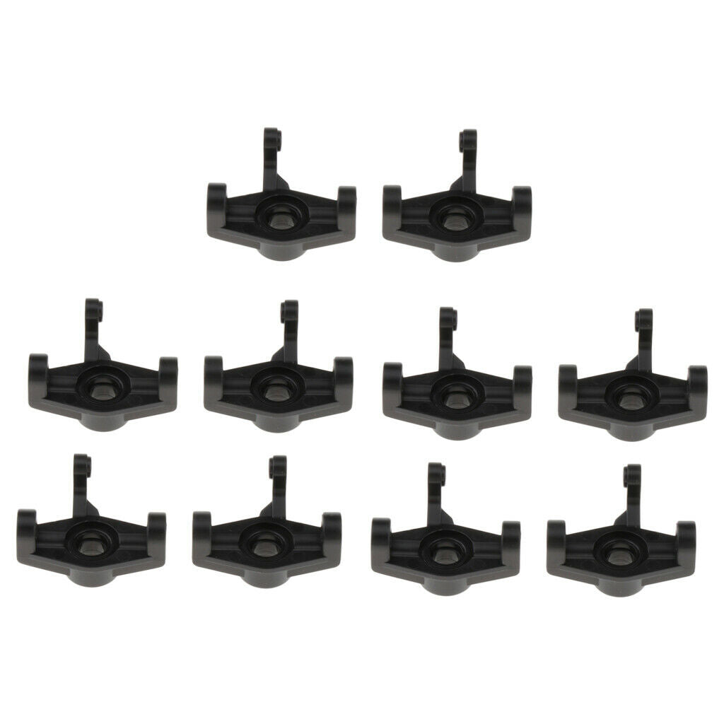 10 Pieces 1:14 RC Front Hub Carrier Plastic for WLtoys 144001 Accessory