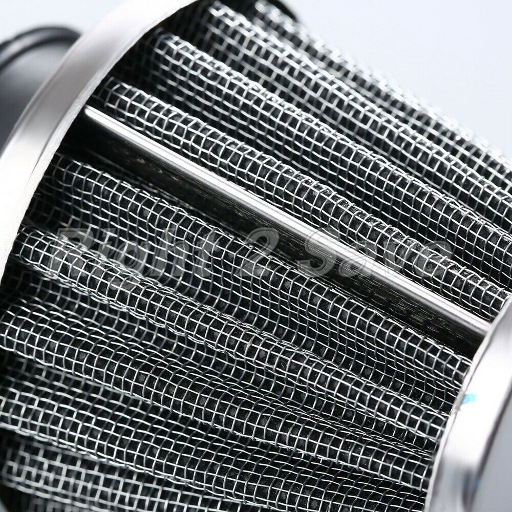 Motor Conical Dual Layer Metal Air Intake Filter Cleaner 39mm for ATV Scooter