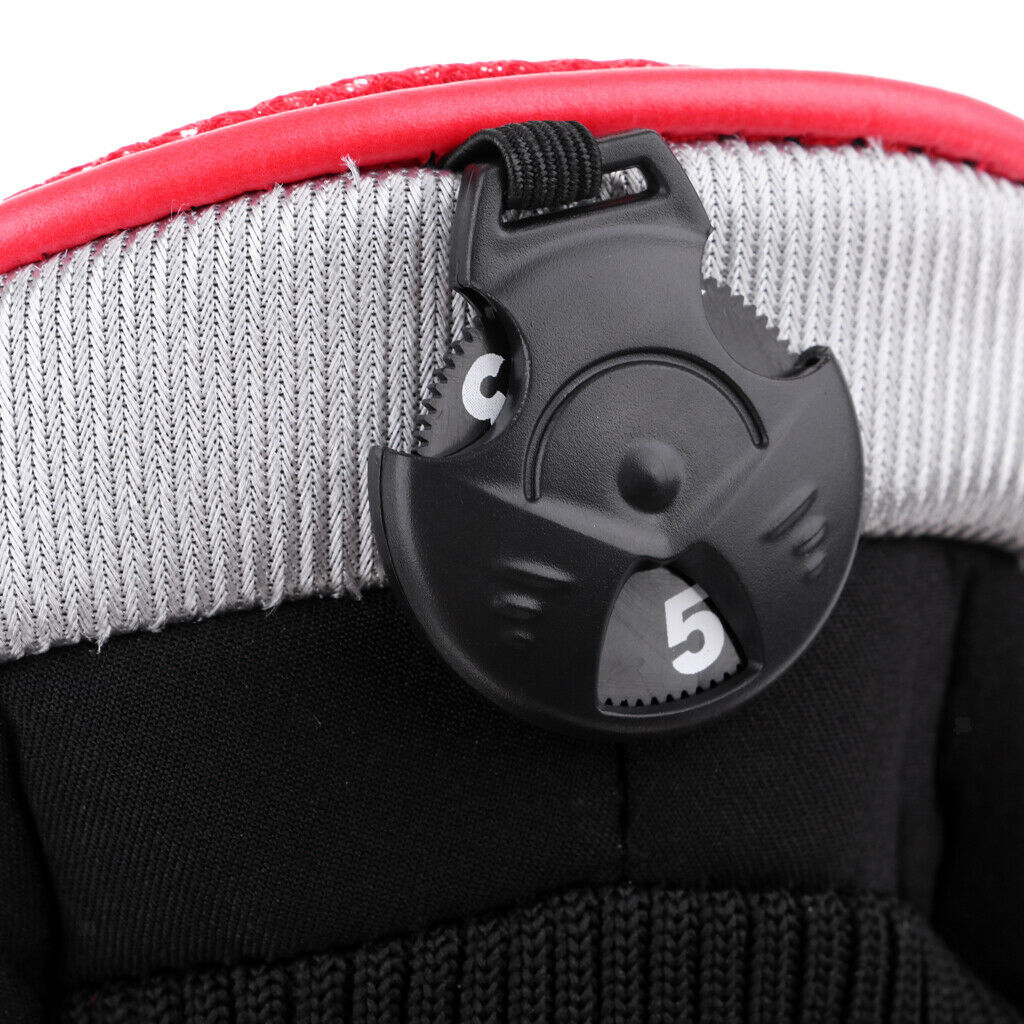 4Pcs Golf Club Head Cover Headcovers with Interchangeable Number Tags Red