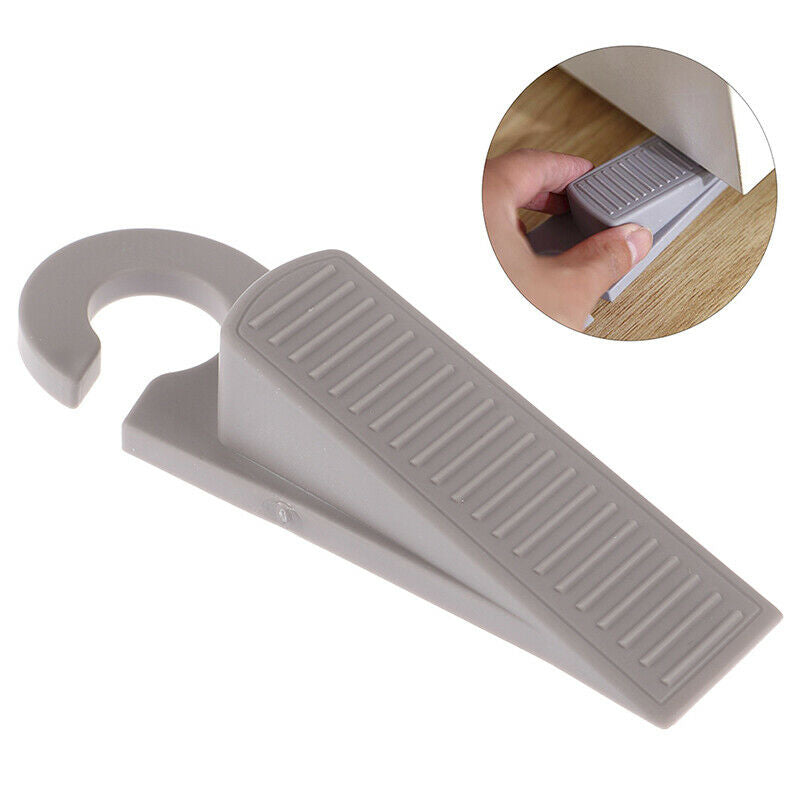 Door Stop Hook Type Wedge Rubber Stopper Guard Door Block Baby Safety Doo.l8
