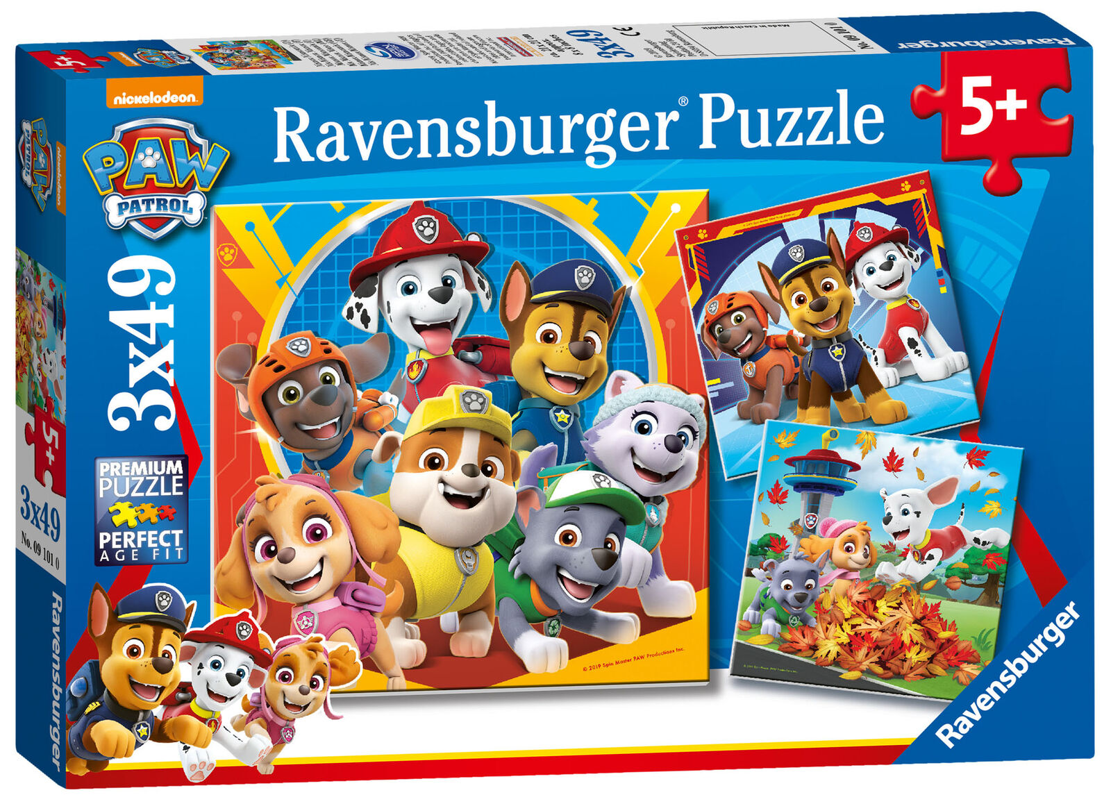 05048 Ravensburger Paw Patrol 3x 49 Piece Jigsaw Puzzles Suitable for ages 5yrs+