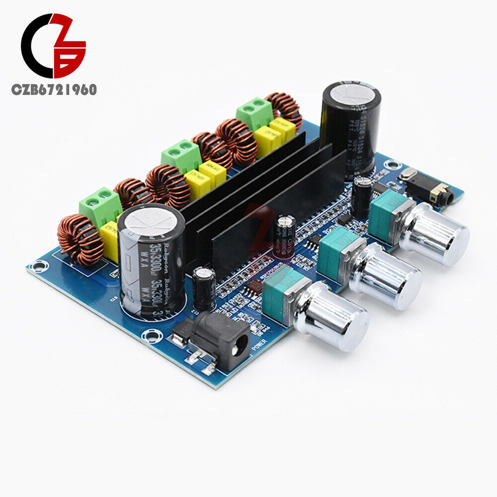 TPA3116D2 Bluetooth 5.0 Digital Power Amplifier Board 2.1 Channel 2*50W+100W New