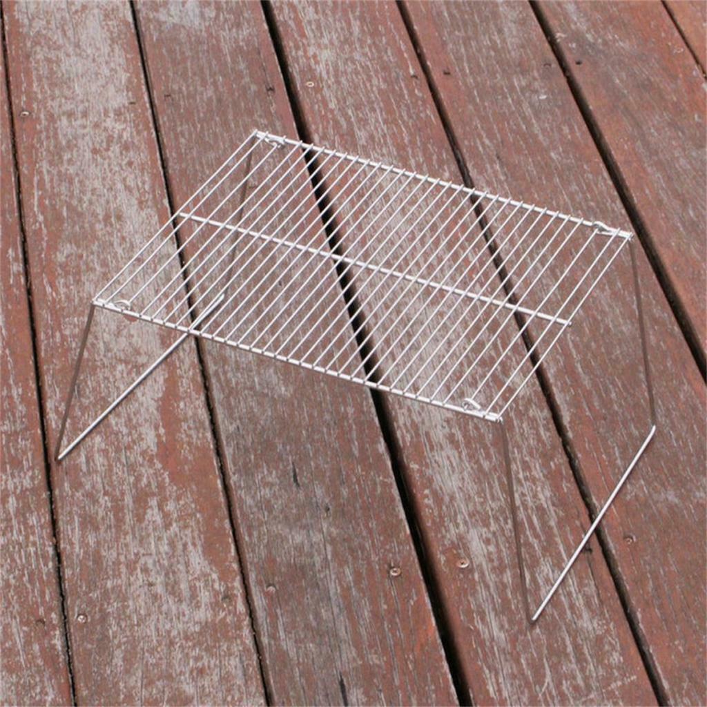Portable Mini Charcoal Barbeque Grill Stainless Steel for Outdoor Picnic BBQ