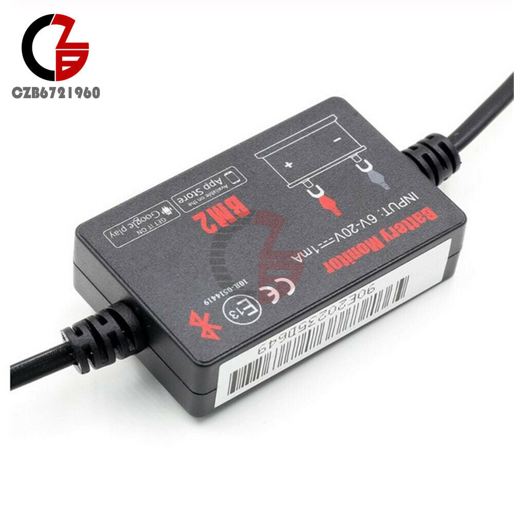 12V BM2 Car Battery Monitor via Bluetooth 4.0 Voltage Meter Tester Auto Alarm