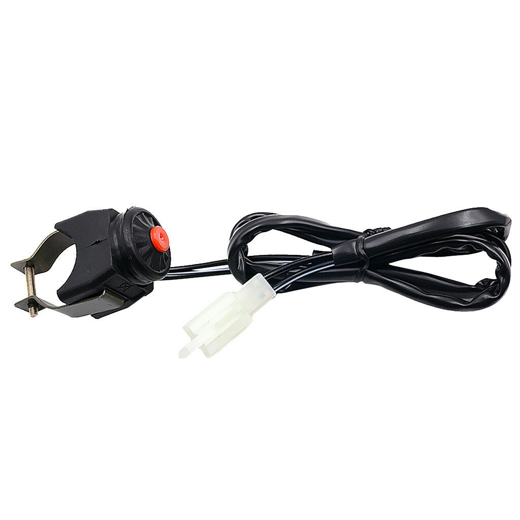 Horn Starter/Kill Switch for Pit Bike Go Cart ATV 7/8'' Handlebar Red