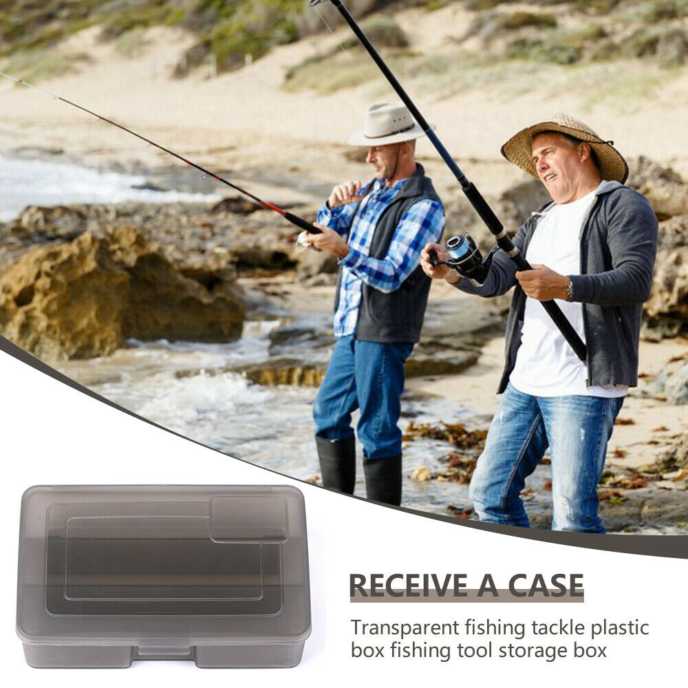 Tackle Box 3 Grids Fishing Lures Storage Case Fishing Tackle Container LIN