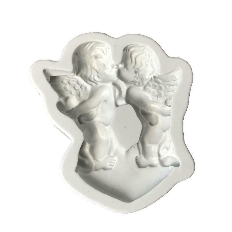 Mini Angel Baby Fondant Molds Silicone Cake Decorating Tools Clay Mold for Kid