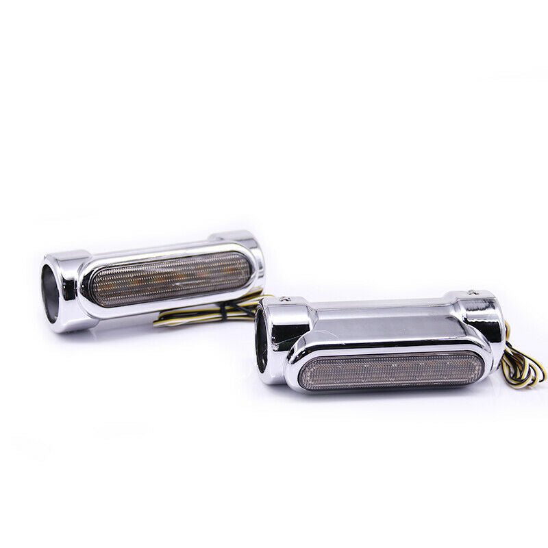 1.25'' Highway Protection Crash Bar Chrome Driving Turn Signal Light Cafe Racer