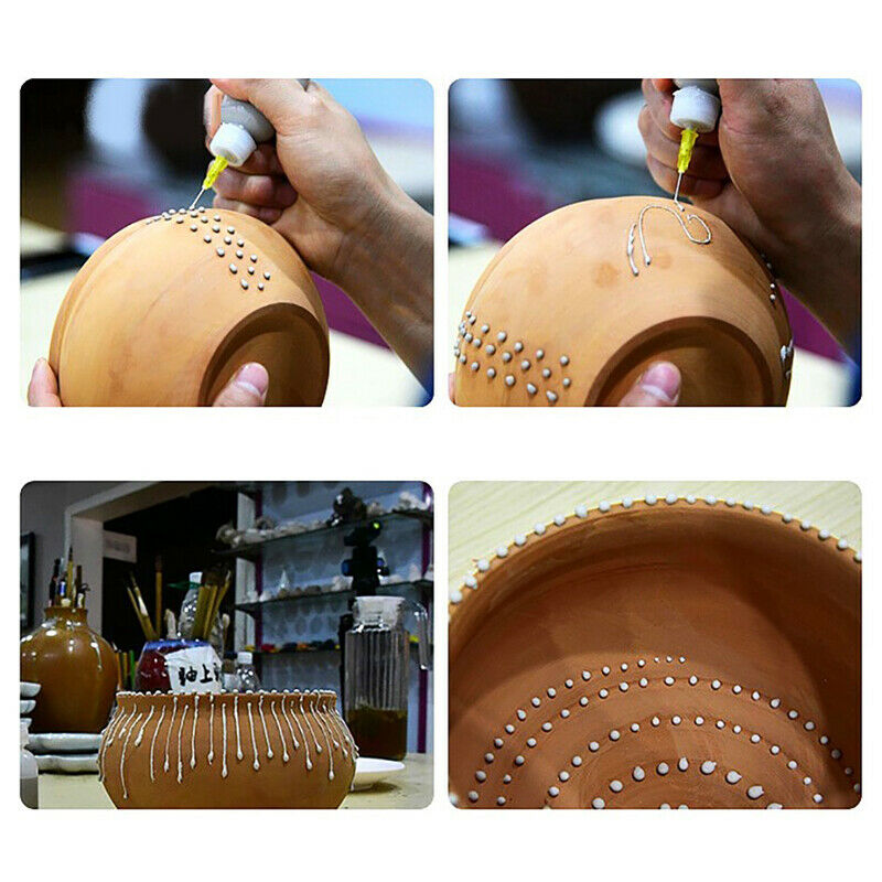 Life Ceramic Tools Squeezing Mud Bottle Point Line Decorative DIY Ceramic Tools