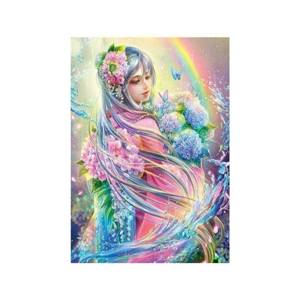 DIY Daimond Painting Floral Rhinestine Picture Crystal Cross Stitch Arts Kit for
