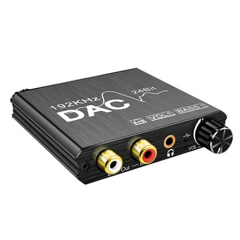192KHz Digital to Analog Audio Converter with Bass and Volume Control, SPDIFV4T7