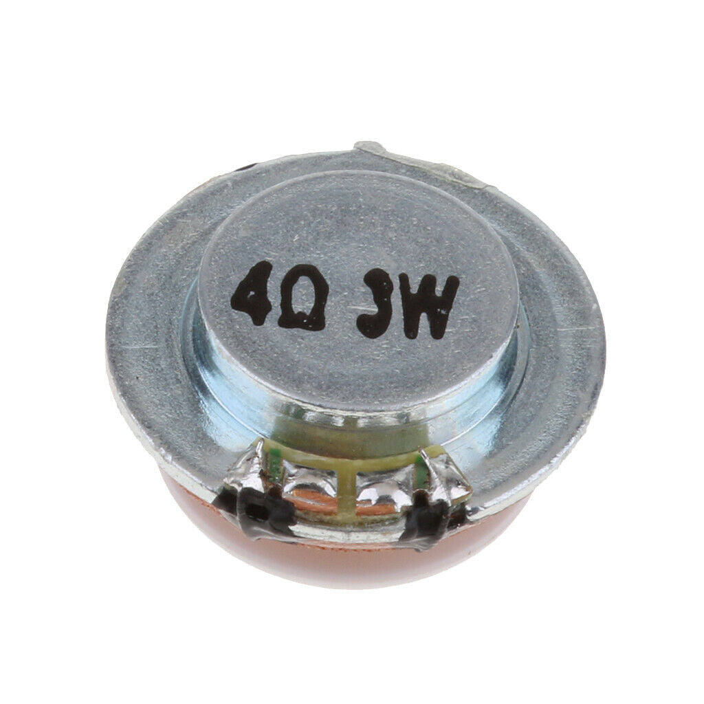 2Pack 4 Ohm 27mm 3W High Fidelity Audio Stereo Speaker Vibration Resonance