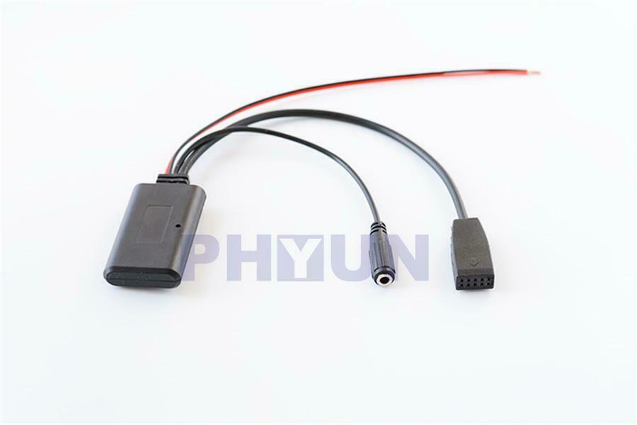 Car Bluetooth Moudle Aux Adapter w/Mic Handsfree For BMW E46 99-06 10Pin Socket