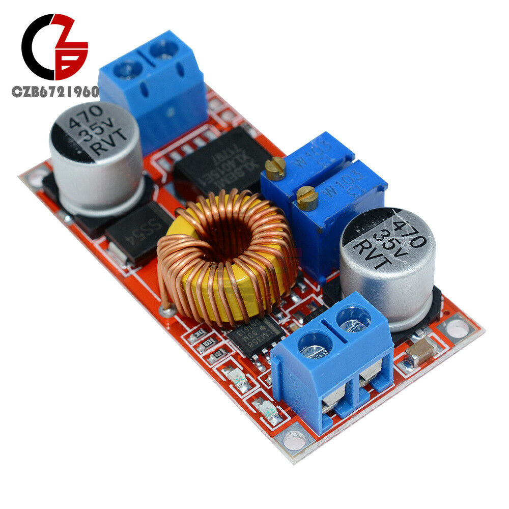 2PCS 5A XL4015 Step down CC CV 5-32V to 0.8-30V Power Supply Charger Buck Module