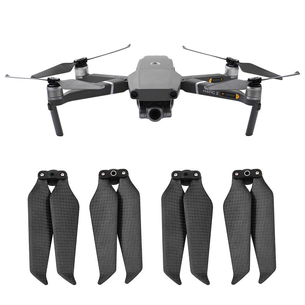 For DJI MAVIC 2 PRO ZOOM Upgraded Parts Low Noise 8743 Carbon Fiber Propellers