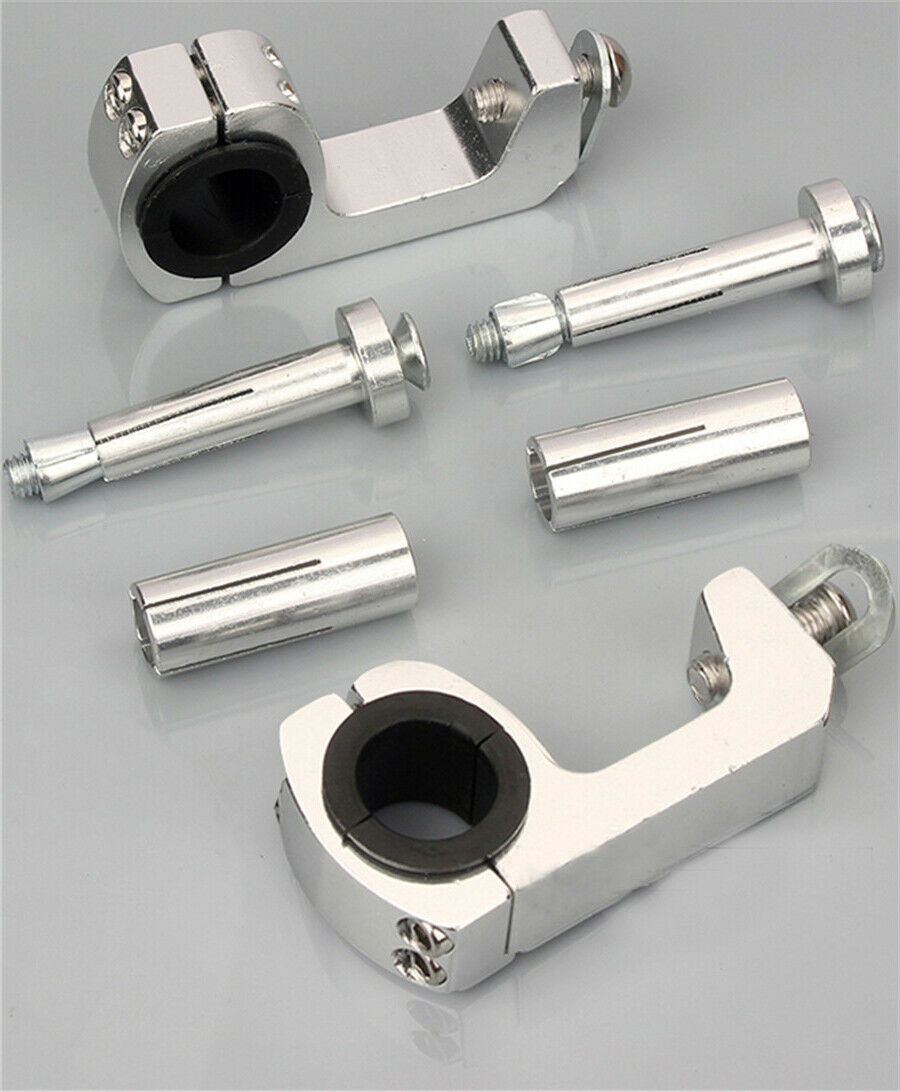 Motorcycle Hand Guard Wind Deflector Shield Expansion Screw Aluminum Alloy -Pair