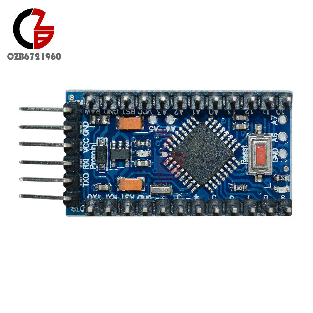 2PCS New Pro Mini Atmega328 3.3V 8M Replace ATmega128 Arduino Compatible Nano