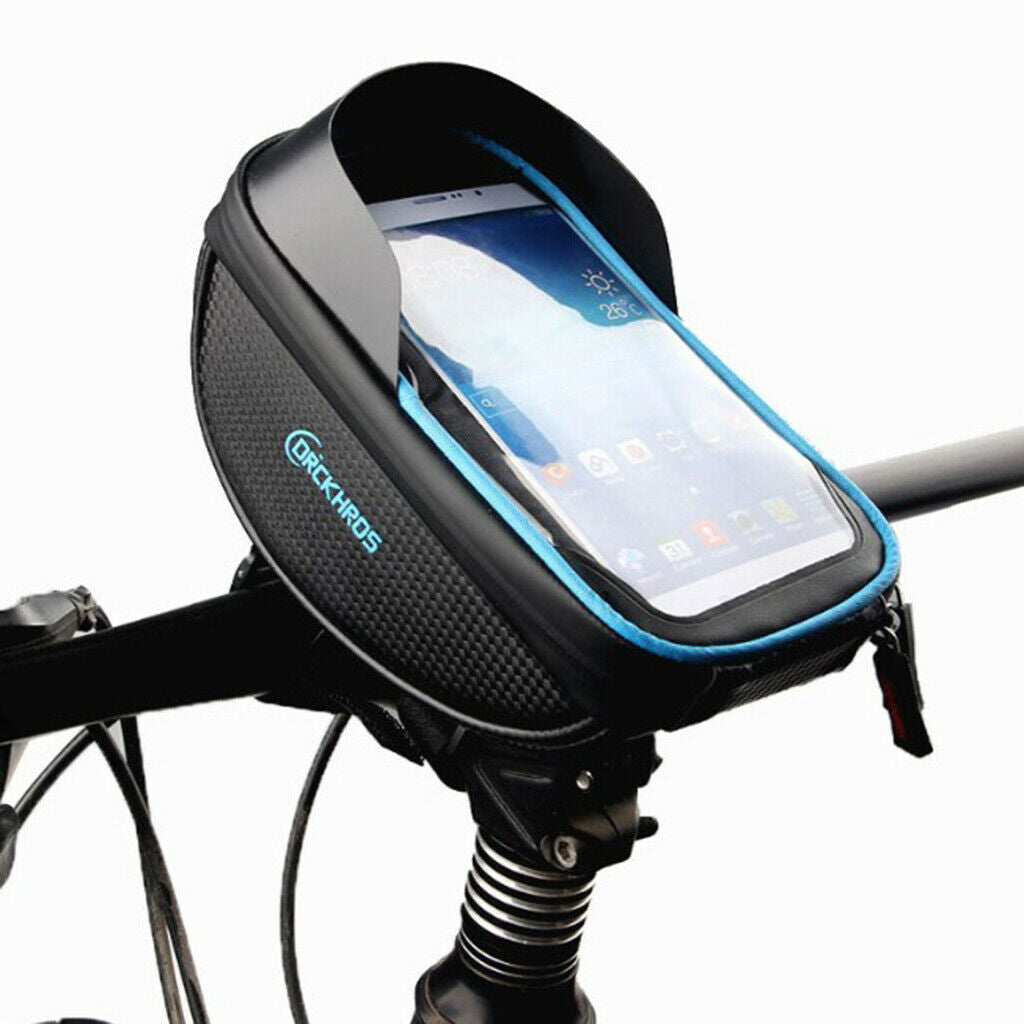 Bicycle Frame Pannier Bag Front Tube Bag Cycling Cellphone Frame Bag C