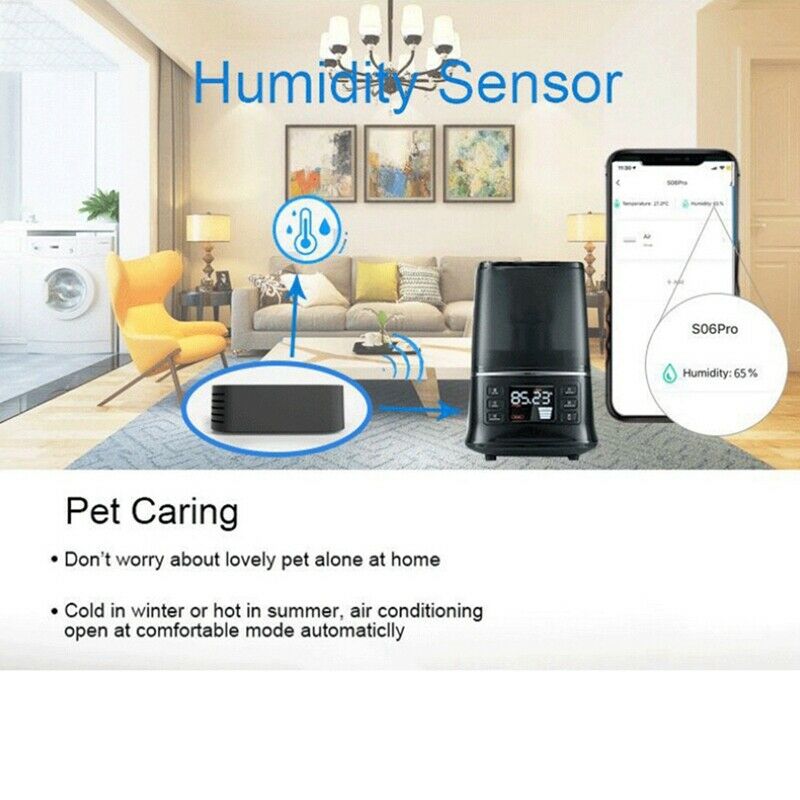 Tuya Smart WiFi IR Remote Control Temperature & Humidity Sensor for Smart HomeS2