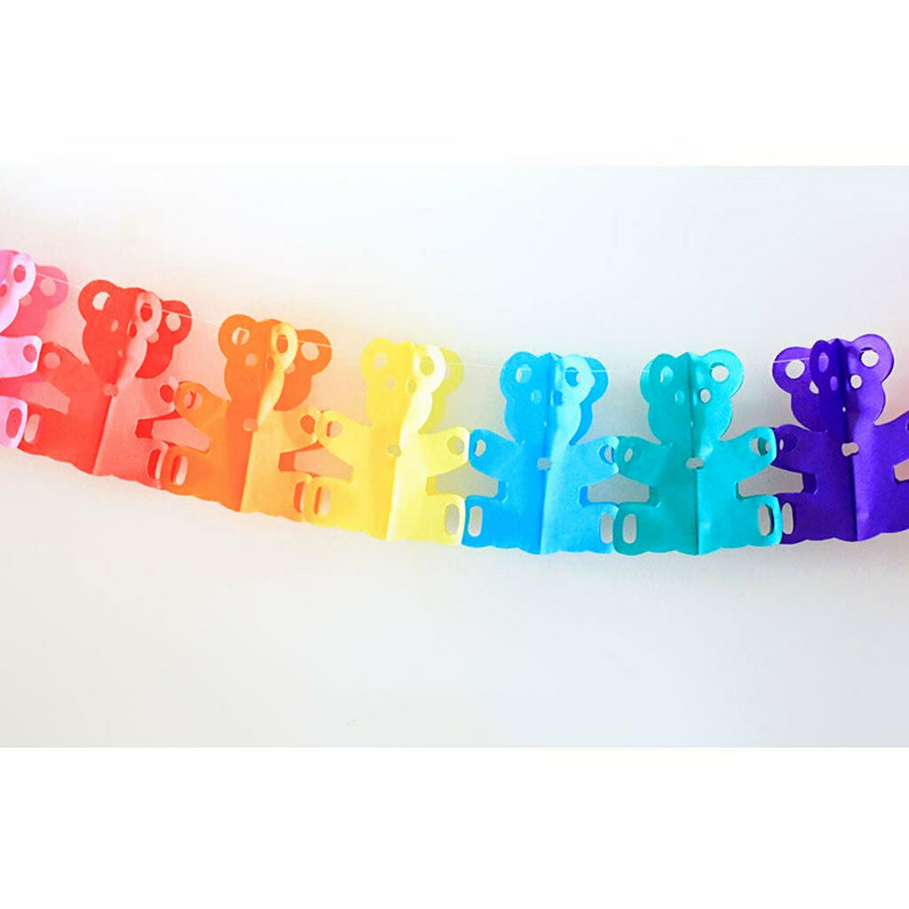 2x Colorful Baby Shower Birthday Bunting Banner Garland Wedding Party Xmas Decor