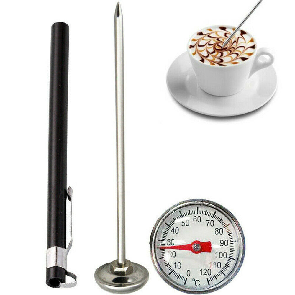 Stainless Steel Cooking Food Meat Coffee Milk Probe Temp Thermometer Gauge Tools