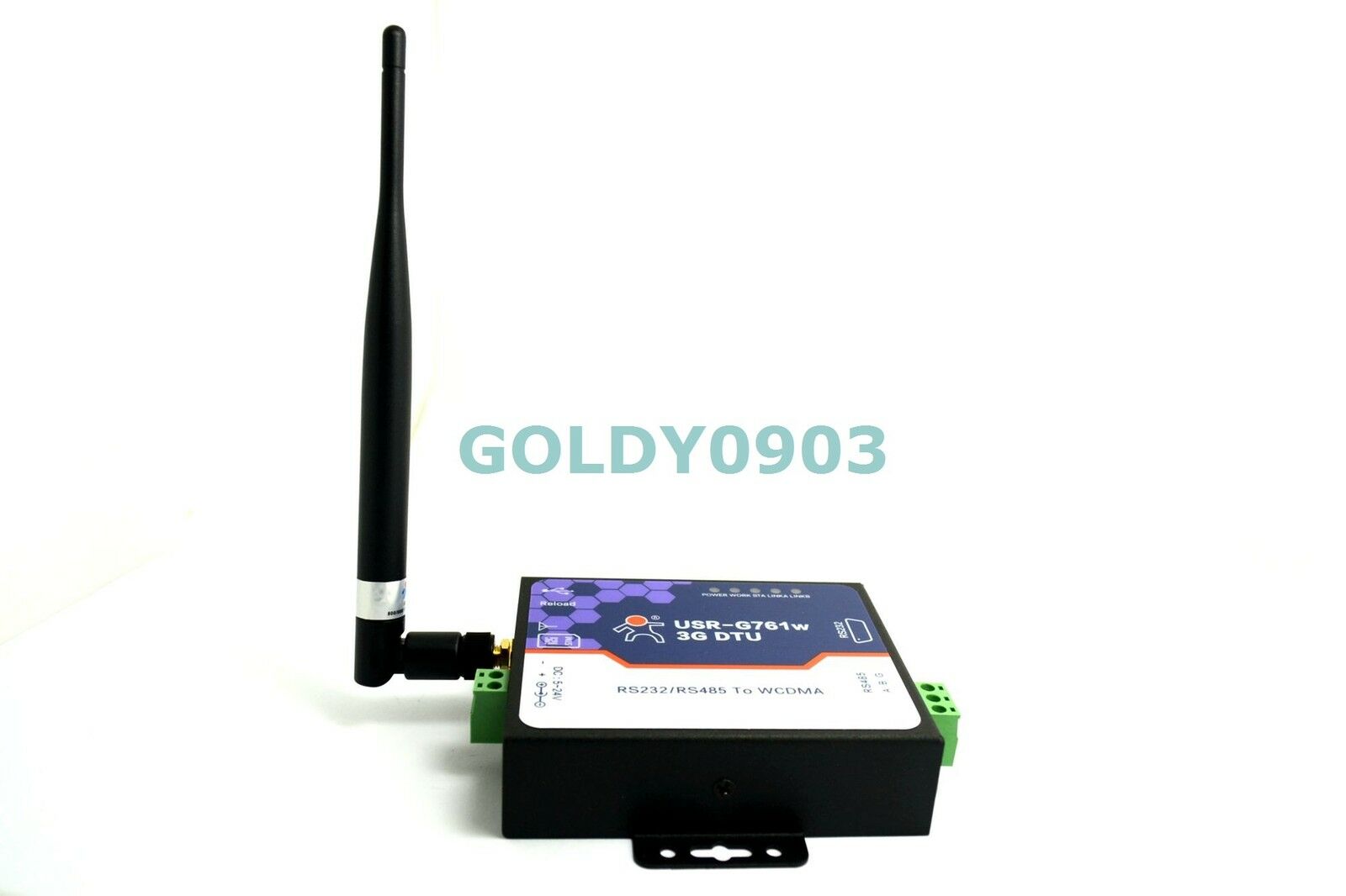 3G WCDMA Modem, Serial RS232 / RS485 to WCDMA USR-G761W with Adapter